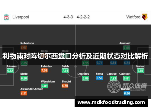 利物浦对阵切尔西盘口分析及近期状态对比解析